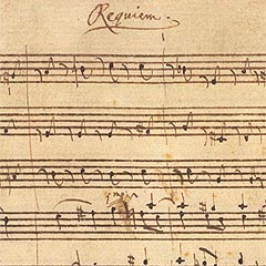 Fragment Requiem d-moll KV626